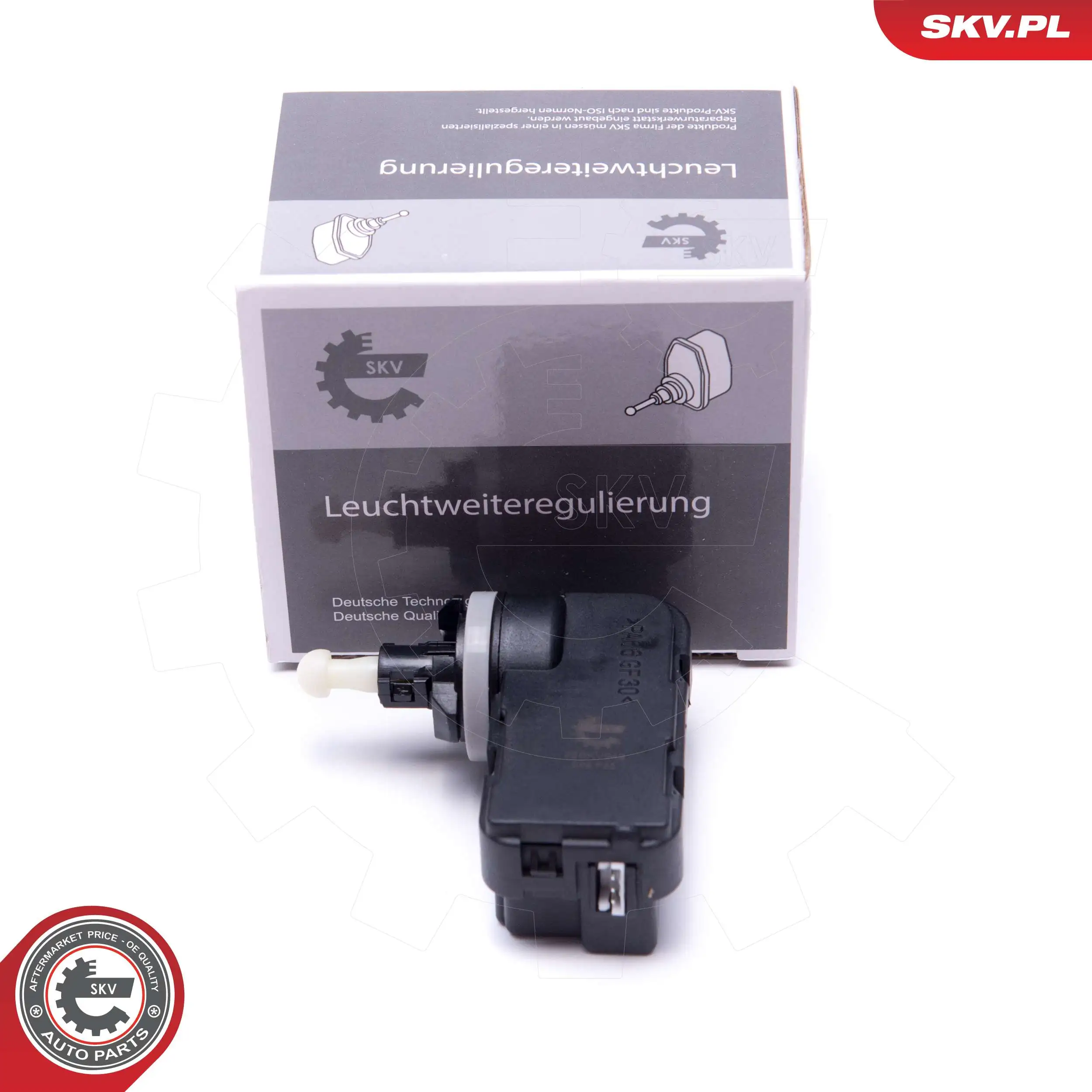 Actuator, headlight levelling